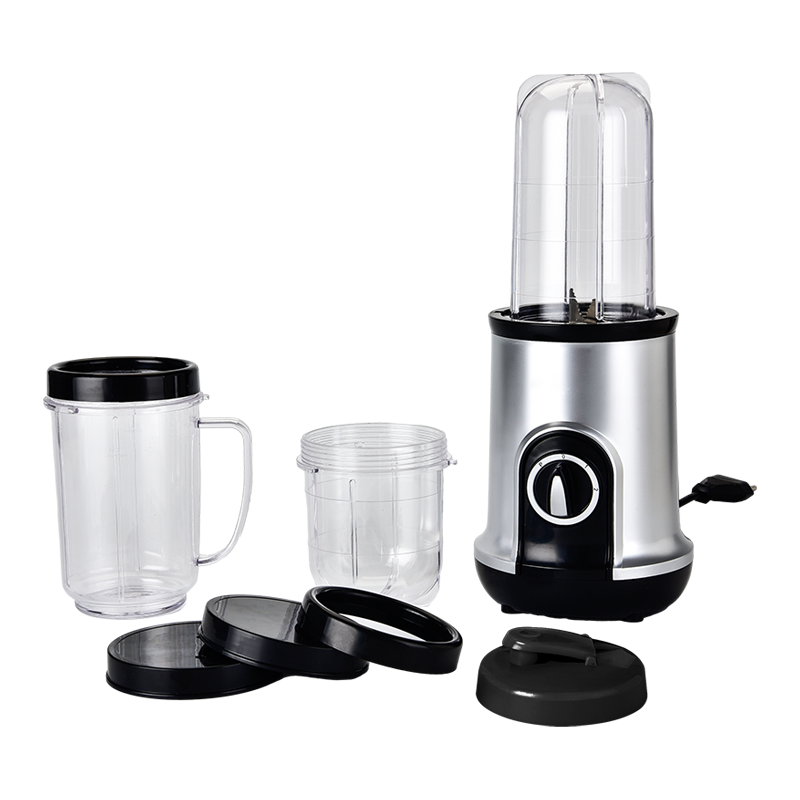Black Mini Blender con barattolo di frullatore 1.0L/0,75L